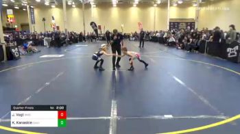 60 lbs Quarterfinal - Jakob Vogt, Ringgold vs Kellon Kanaskie, Danville