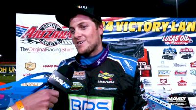 Ricky Thornton Jr Reacts To Second Win Of The Weekend Friday At Lucas Oil Speedway