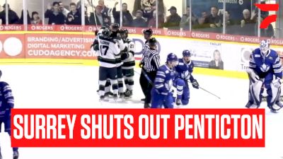 Surrey Eagles Are One Win Away From The Fred Page Cup Vs Penticton Vees | BCHL Playoff Highlights