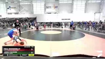 106 lbs Cons. Semi - Aiden Culshaw, Club Not Listed vs Paul Giovanniello, Wolverine Den Wrestling