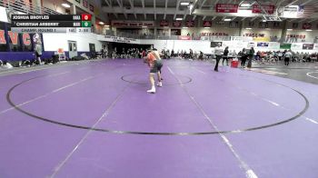 157 lbs Champ. Round 1 - Christian Arberry, Marian University (IN) vs Joshua Broyles, Baker (Kan.)