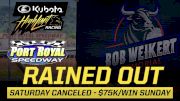 Rain Cancels Saturday's High Limit Racing Event At Port Royal Speedway