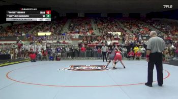 170 lbs 3rd Place Match - Molly Benes, Shawnee Mission-Bishop Miege Hs vs Kaylee Horinek, Wellington HS