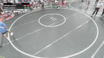 120 lbs Cons. Round 2 - Maxwell Matito, Cal Grapplers Wrestling Club vs Daniel Zamora, Threshold Wrestling Club