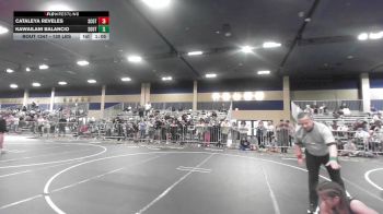 130 lbs Round Of 16 - Cataleya Reveles, Scotsmen WC vs Kawailani Balancio, South Kona WC