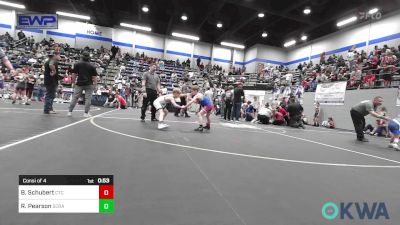 64 lbs Consi Of 4 - Baker Schubert, Chandler Takedown Club vs River Pearson, Scrap Yard Training