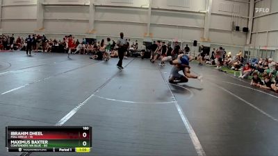 160 lbs Finals (2 Team) - Maximus Baxter, Contenders WA Blue vs Ibrahim Dheel, Full Circle