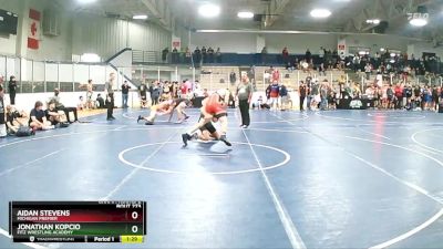 155 lbs Champ. Round 2 - Aidan Stevens, Michigan Premier vs Jonathan Kopcio, Fitz Wrestling Academy