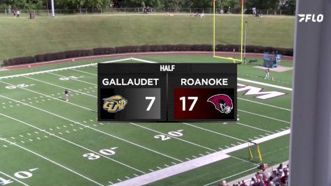 Replay: Gallaudet vs Roanoke | Sep 27 @ 2 PM