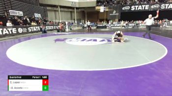 1B/2B 160 Quarterfinal - Dekota Acosta, Jenkins (Chewelah) vs Christian Lopez, North Beach