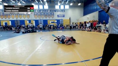 106 lbs Cons. Round 5 - Daren Dejesus, Camden County Outsiders vs Jaxson Hackett, Lake Gibson Braves