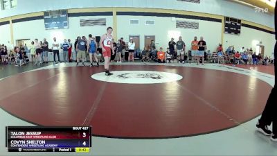 120 lbs 3rd Place Match - Talon Jessup, Columbus East Wrestling Club vs Covyn Shelton, Contenders Wrestling Academy