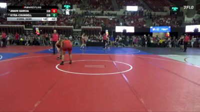 144 lbs Cons. Semi - Kyra Counsell, Baker Wrestling Club vs Anahi Garcia, Moses Lake Wrestling Club