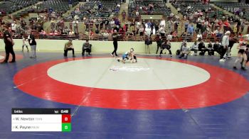 54 lbs Final - Wesley Newton, Teknique Wrestling vs Knox Payne, Roundtree Wrestling Academy