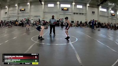 92 lbs Round 3 (10 Team) - Maximilian Truong, NOVA WC vs Xavier Denholm, Neighborhood