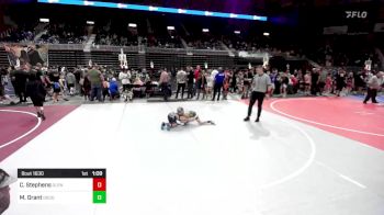 73 lbs Semifinal - Cal Stephens, Glenrock WC vs Mack Grant, Douglas Wrestling Club