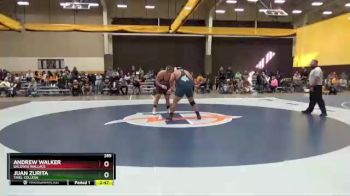 285 lbs Champ. Round 1 - Andrew Walker, Baldwin Wallace vs Juan Zurita, Thiel College