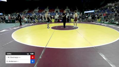 132 lbs Rnd Of 64 - Walker Gaulrapp, MN vs Drew Anderson, IA