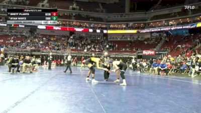 1A-190 lbs Cons. Round 5 - Ryan Wirtz, Emmetsburg vs Brett Plants, Montezuma