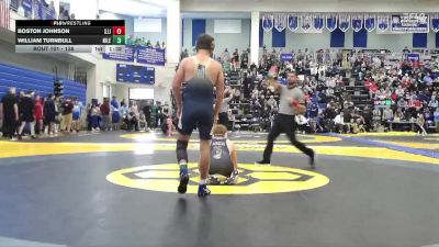 138 lbs Champ. Round 2 - Boston Johnson, St. John Jesuit vs WILLIAM TURNBULL, Niles