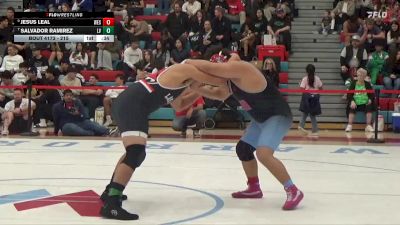 215 lbs Cons. Round 2 - Salvador Ramirez, Las Vegas vs Jesus Leal, Western