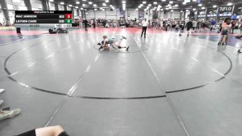 80 lbs Rr Rnd 2 - Mac Jamison, Micky's Maniacs Blue vs Layden Carr, CKWA