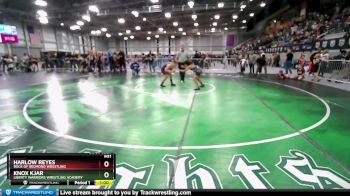 117 lbs Semifinal - Knox Kjar, Liberty Warriors Wrestling Academy vs Harlow Reyes, Rock Of Redmond Wrestling