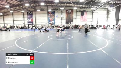 119 lbs Consi Of 16 #2 - Eli Glover, NJ vs Louis Kennedy, NY