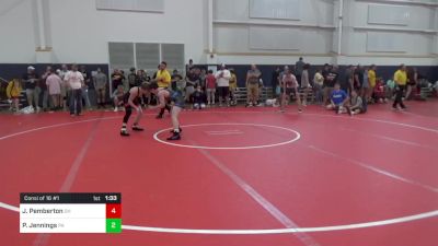 108-C lbs Consi Of 16 #1 - Jesse Pemberton, OH vs Parker Jennings, PA