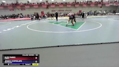 180 lbs Champ. Round 1 - Alex Parks, Eureka vs Jessica Komolafe, UNATTACHED