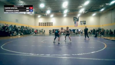 165 lbs Semifinal - Jeremiah Clines, Team Missouri Select vs Carter Stritzel, Wildwood