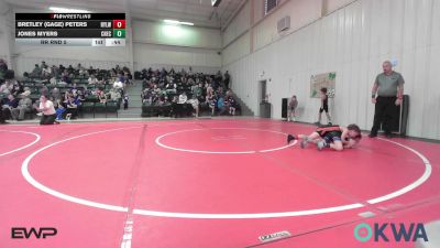 61 lbs Rr Rnd 5 - Bretley (Gage) Peters, Roland Youth League Wrestling vs Jones Myers, Checotah Matcats