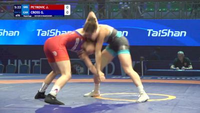 57 kg Repechage #2 - Jana Petrovic, Serbia vs Gabriela Cross, Canada