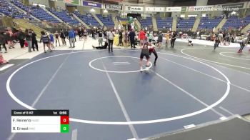 90 lbs Consi Of 8 #2 - Fynn Reinerio, Hugoton WC vs Blake Ernest, Pikes Peak Warriors