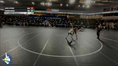 106 lbs Cons. Round 3 - Jack Litton, Iowa City, City High vs Caden Bock, Freedom