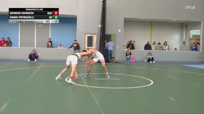 157 lbs Cons. Round 4 - Dario Petrucelli, Air Force Prep vs Gunnar Johnson, Rochester Community & Tech. College
