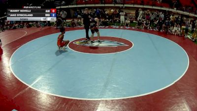 113 lbs Semis - Manny Novelli, Alaska vs Jake Strickland, South Carolina