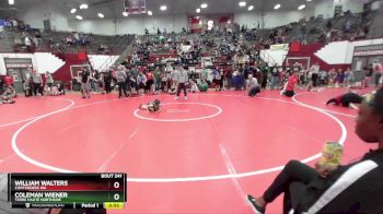 61-62 lbs Round 2 - Coleman Wiener, Terre Haute Northside vs William Walters, Contenders WA