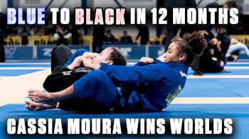 Highlight: Cassia Moura Earns Black Belt At Worlds