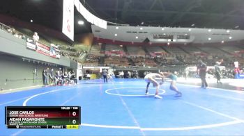 106 lbs Cons. Round 1 - Aidan Pasamonte, La Costa Canyon High School Wrestling vs Jose Carlos, Edison High School Wrestling