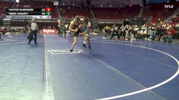 3A-215 lbs 3rd Place Match - Paxton Blanchard, Lewis Central vs Meric Hagarty, Waverly-Shell Rock
