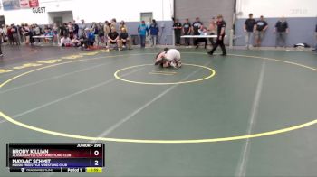290 lbs Round 3 - Mayaac Schmit, Nikiski Freestyle Wrestling Club vs Brody Killian, Alaska Battle Cats Wrestling Club