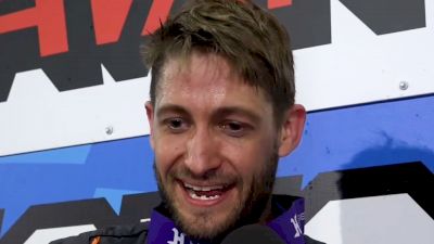 Justin Grant Reacts After Winning 50th USAC Sprint Feature At Knoxville