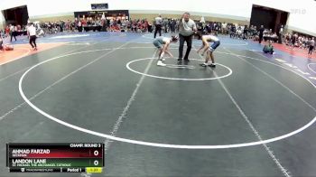 106 lbs Champ. Round 3 - Ahmad Farzad, Seckman vs Landon Lane, St. Michael The Archangel Catholic