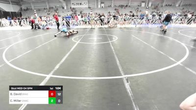 120 lbs Rr Rnd 1 - Barrett David, Brady Strong vs Carson Miller, Great Neck WC