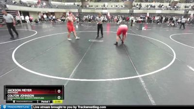 285 lbs Round 4 - Jackson Meyer, Wisconsin vs Colton Johnson, Coon Rapids Mat Bandits Wrestling Club