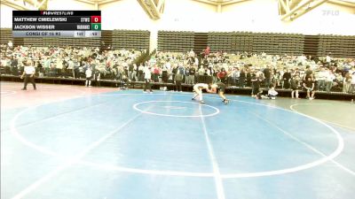 165-I lbs Consi Of 16 #2 - Matthew Cmielewski, Shore Thing WC vs Jackson Wisser, Warhawks Wrestling Inc.