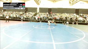 165-I lbs Consi Of 16 #2 - Matthew Cmielewski, Shore Thing WC vs Jackson Wisser, Warhawks Wrestling Inc.