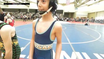 68-M lbs Round Of 32 - Peter Capogna, Vougar Honor Wrestling vs Jackson Keenan, Pemberton Hornets