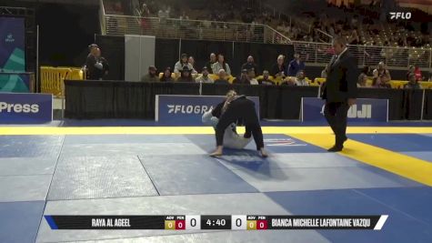 Bianca Michelle Lafontaine Vazqu vs Raya Al Ageel 2025 Pan Jiu Jitsu IBJJF Championship